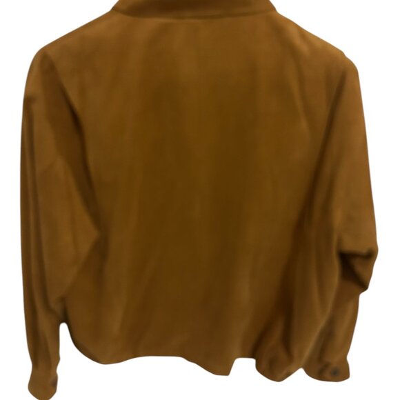 Tehama Clint Xl Khaki Suede Jacket Outwear Mens Size XL Full Zip - Picture 8 of 8